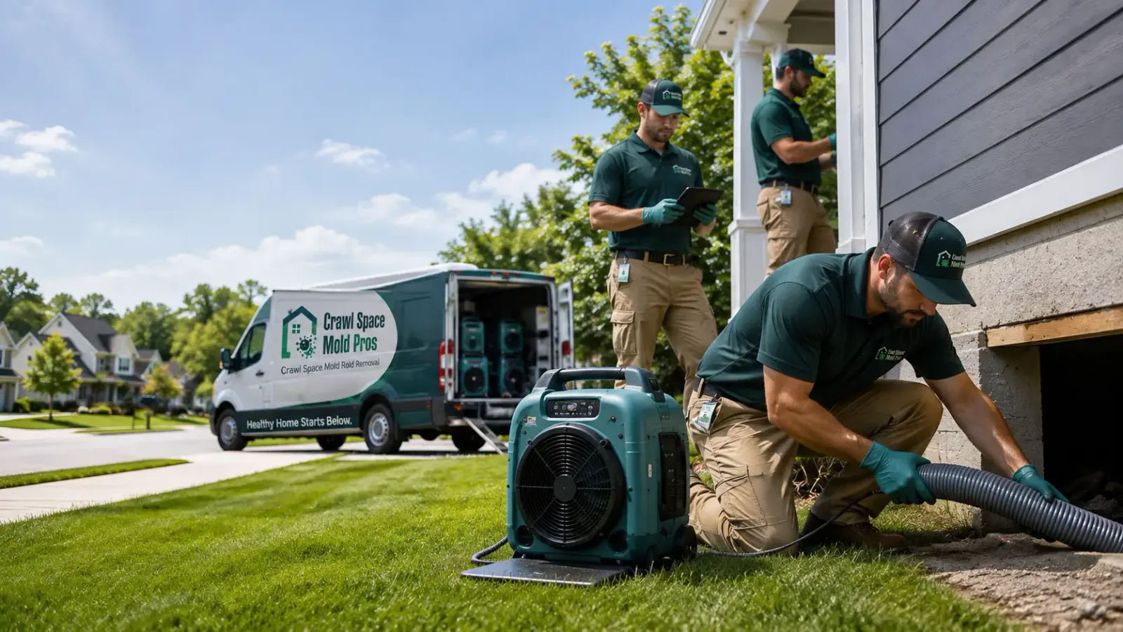 Crawl Space Mold Removal in Cleghorn, IA